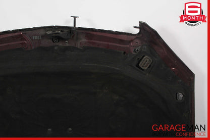 07-13 Mercedes W221 S550 Front Hood Bonnet Cover Panel Air Vent Assy Carneol Red
