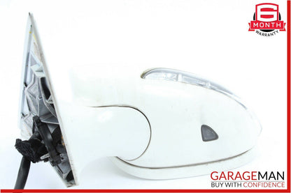 07-09 Mercedes W221 S550 S600 Front Left Side Mirror Door Rear View White OEM
