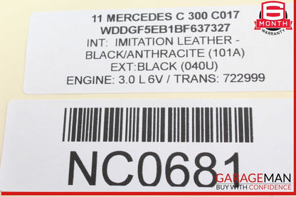 05-13 Mercedes W204 C300 E550 Front Left Side Engine Timing Chain Cover Plate