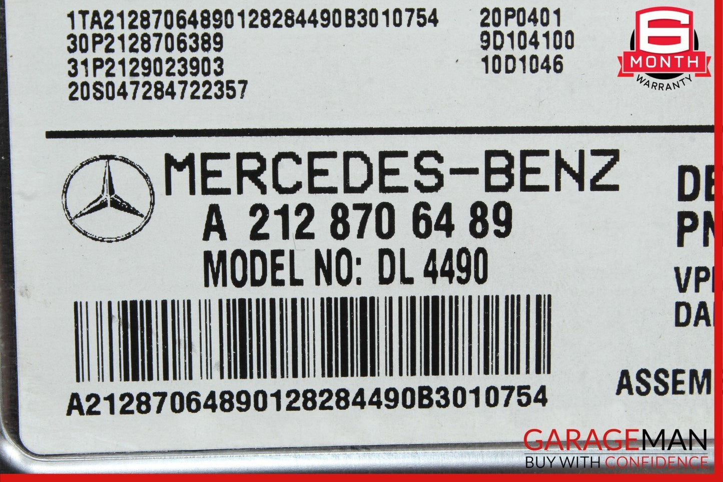 Mercedes E350 SLK250 GL550 Sirius Satellite Radio Receiver Module 2128706489