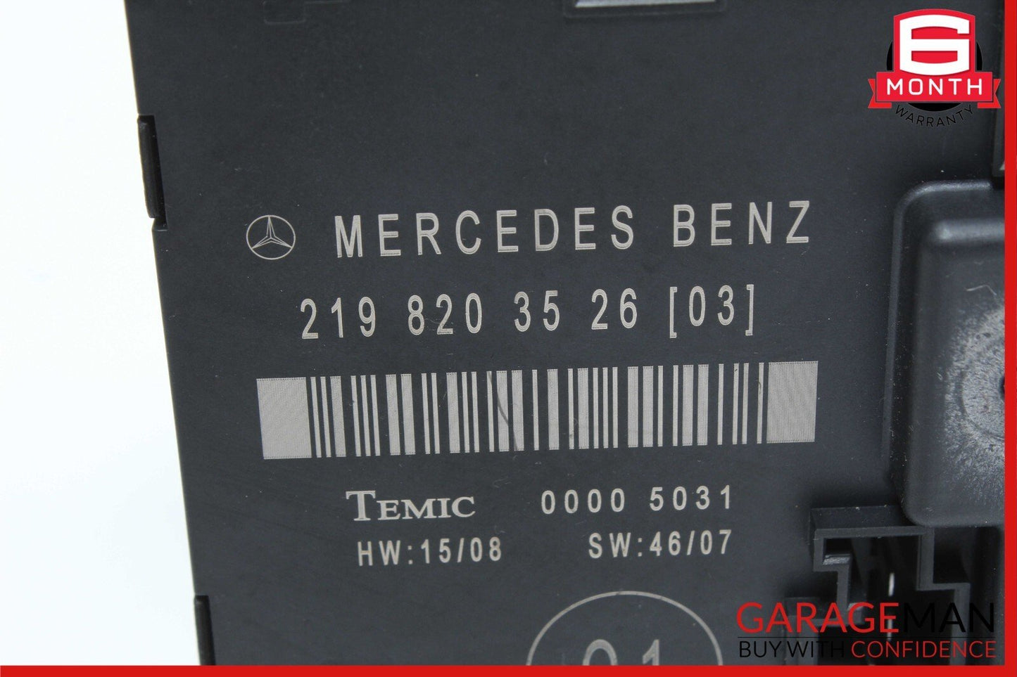 06-11 Mercedes W219 CLS550 Rear Left Side Door Control Module 2198203526 OEM