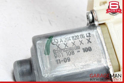 08-16 Mercedes W204 C250 C300 Rear Right Side Door Window Regulator Motor OEM