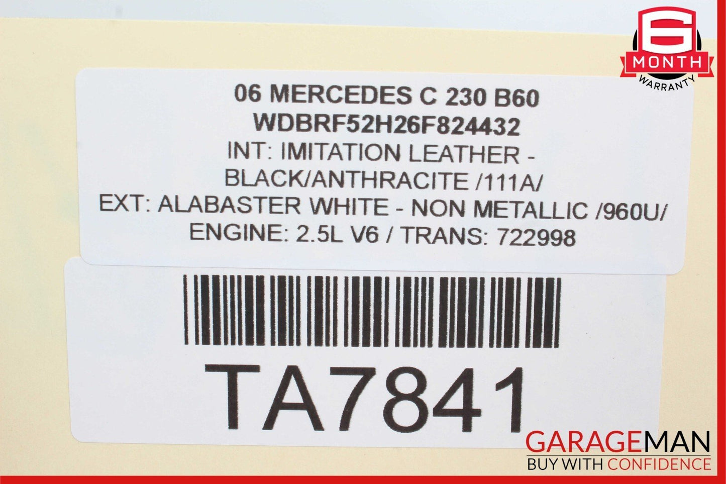01-07 Mercedes W203 C230 C320 C55 Front Right Side Door Lock Latch Actuator OEM