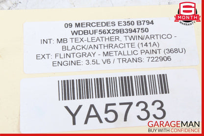 07-11 Mercedes W211 E350 E550 GL450 Oil Filter Cooler Housing 2721800410 OEM