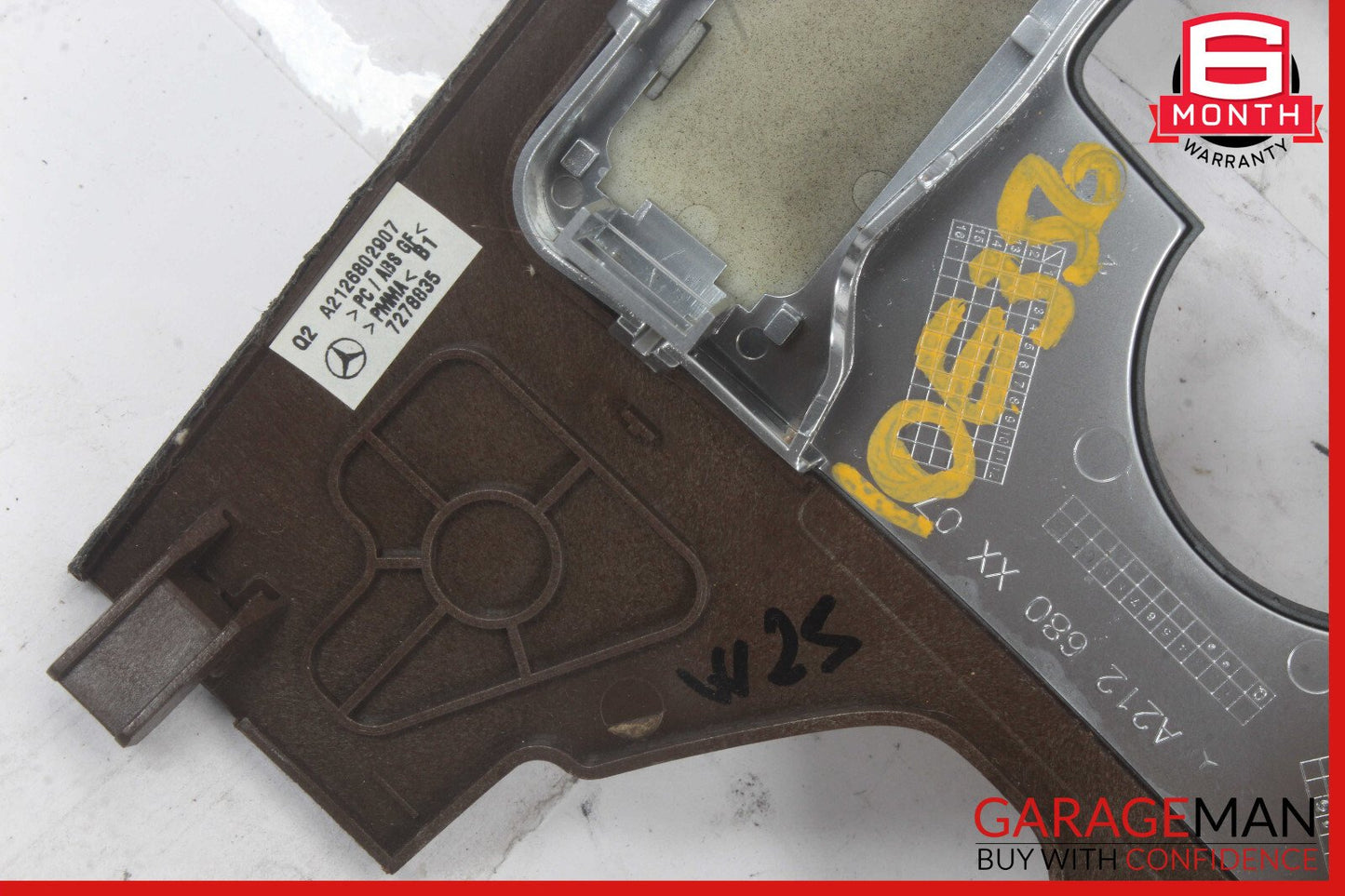 10-13 Mercedes W212 E350 E400 E550 Center Console Switch Trim Cover Bezel Wood