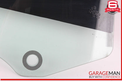 12-18 BMW 640i Rear Left Driver Side Door Window Glass OEM