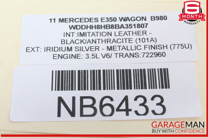 10-13 Mercedes W212 E350 Wagon Front Left Driver Side Exterior Door Handle OEM