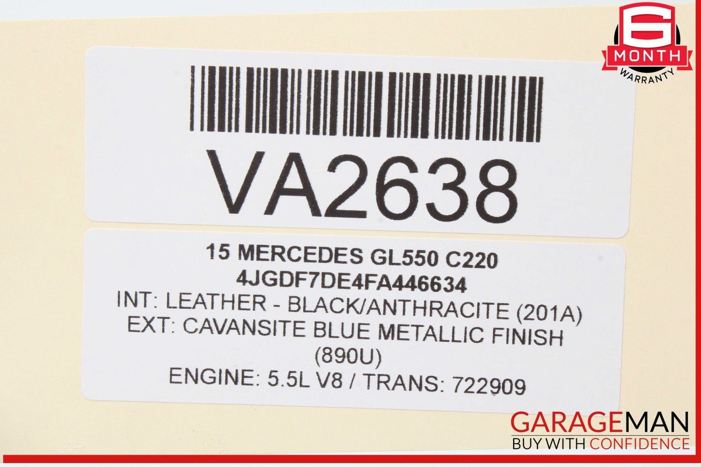 06-19 Mercedes X166 GL550 R550 ML450 Rear Windshield Glass Wiper Motor OEM
