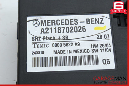 06-13 Mercedes X164 GL550 4Matic Heated Seat Computer Control Module Unit OEM