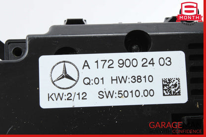 12-13 Mercedes R172 SLK350 SLK250 SLK55 AC A/C Heater Climate Control OEM
