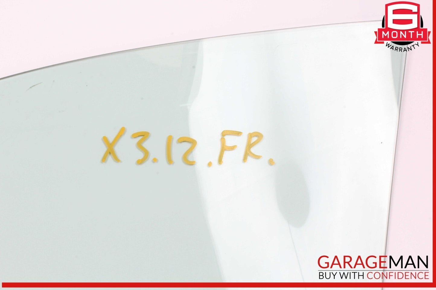 11-17 BMW X3 Front Right Passenger Side Door Window Glass OEM
