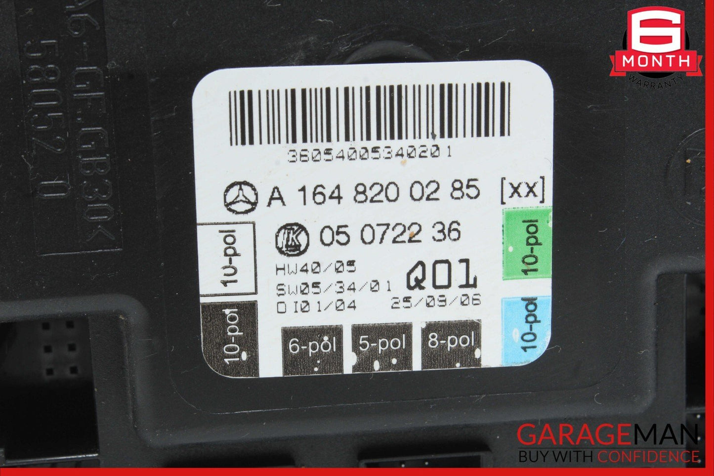 06-13 Mercedes X164 GL450 4MATIC Front Right Passenger Door Control Module OEM