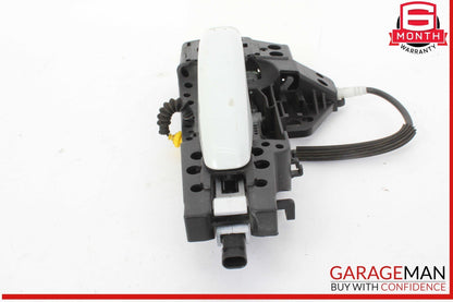 08-18 Audi A4 S4 Q5 A5 Rear Left Driver Side Exterior Door Handle White OEM