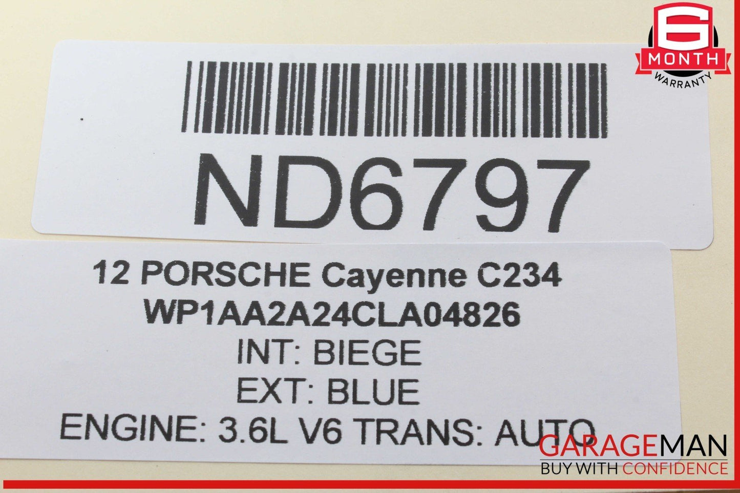 11-18 Porsche Cayenne 958 Rear Trunk Tailgate Liftgate Control Module Unit OEM