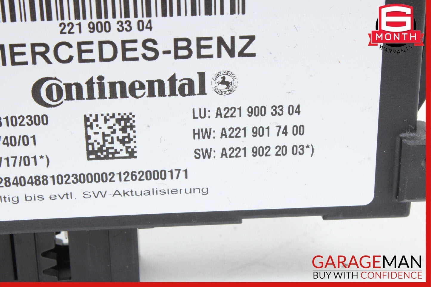 10-13 Mercedes W221 S550 S600 Front Right Side Seat Dynamic Massage Control Unit