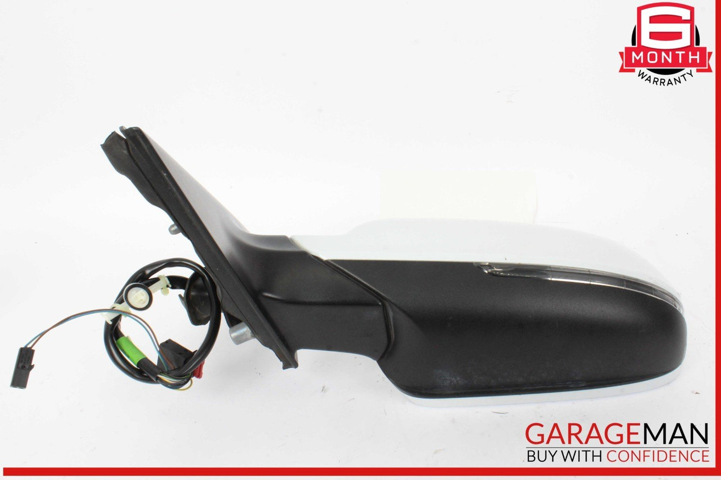 09-16 Audi A4 S4 Front Left Driver Side Door Rear View Mirror White OEM