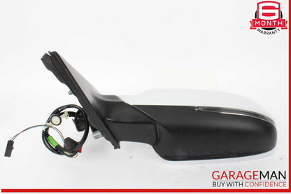 09-16 Audi A4 S4 Front Left Driver Side Door Rear View Mirror White OEM