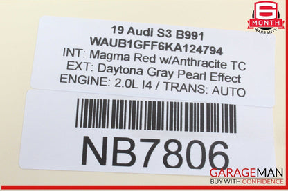 17-20 Audi S3 A3 Rear Upper Overhead Dome Light Reading Lamp 8V0947111B OEM