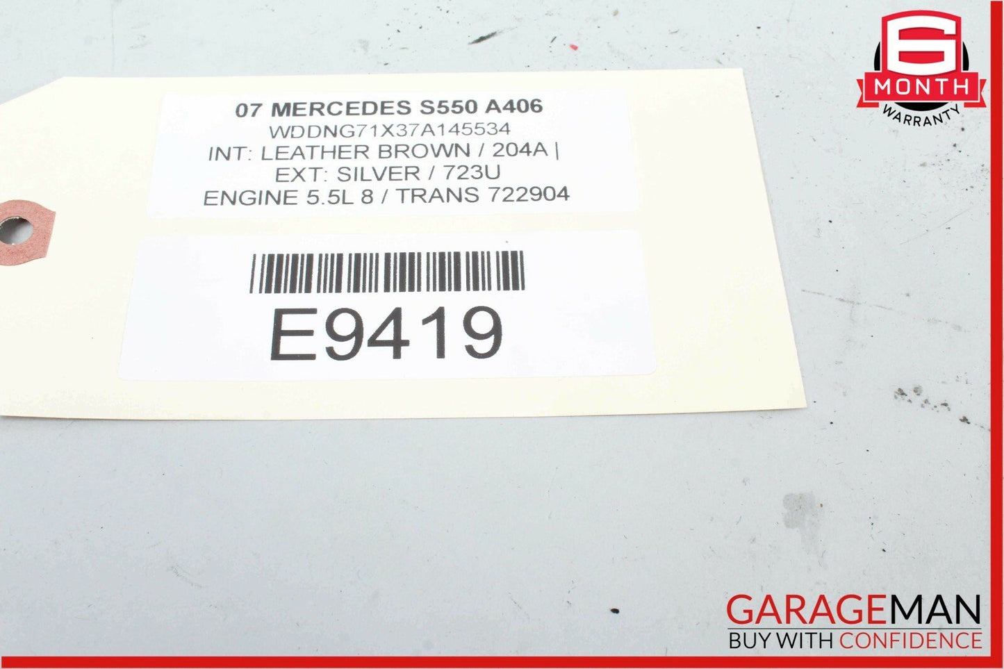 07-09 Mercedes W221 S550 S65 AMG Bluetooth Mobile Cell Phone Control Module OEM