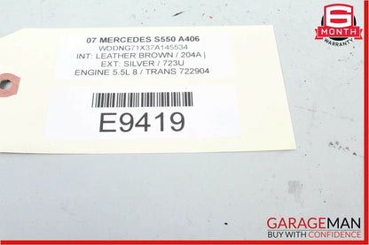 07-09 Mercedes W221 S550 S65 AMG Bluetooth Mobile Cell Phone Control Module OEM