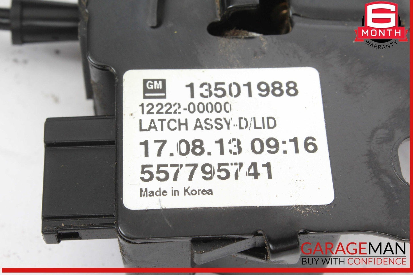 13-19 Cadillac ATS Rear Trunk Lid Tailgate Lock Latch Actuator OEM