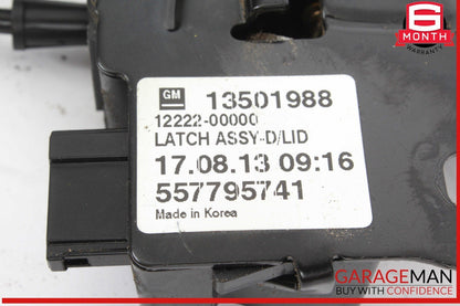 13-19 Cadillac ATS Rear Trunk Lid Tailgate Lock Latch Actuator OEM