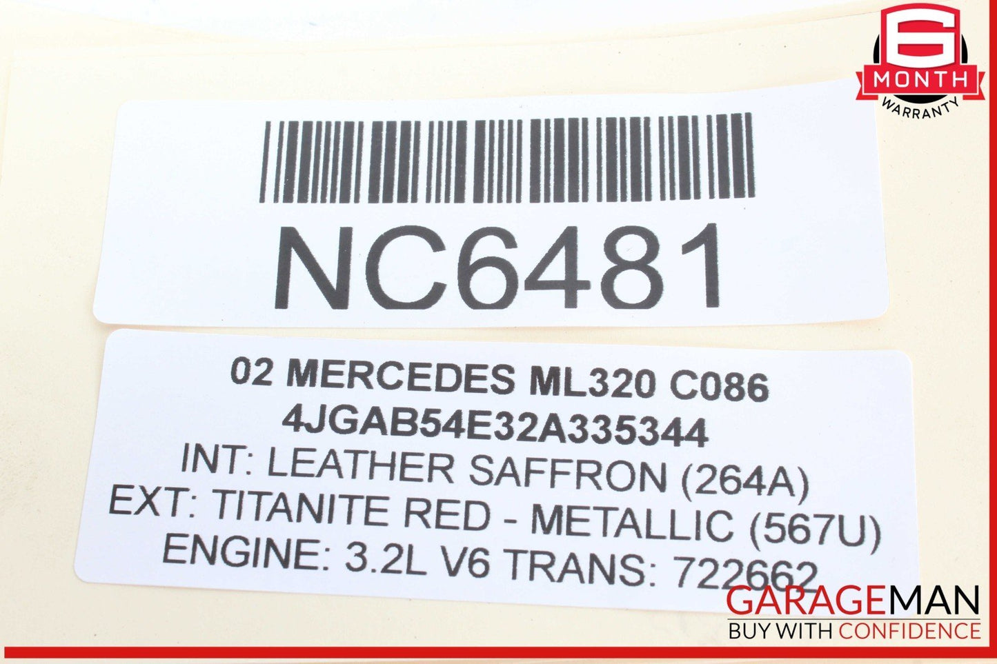 98-07 Mercedes W163 ML320 SLK32 AMG Crossfire Engine Motor Starter 0051516501