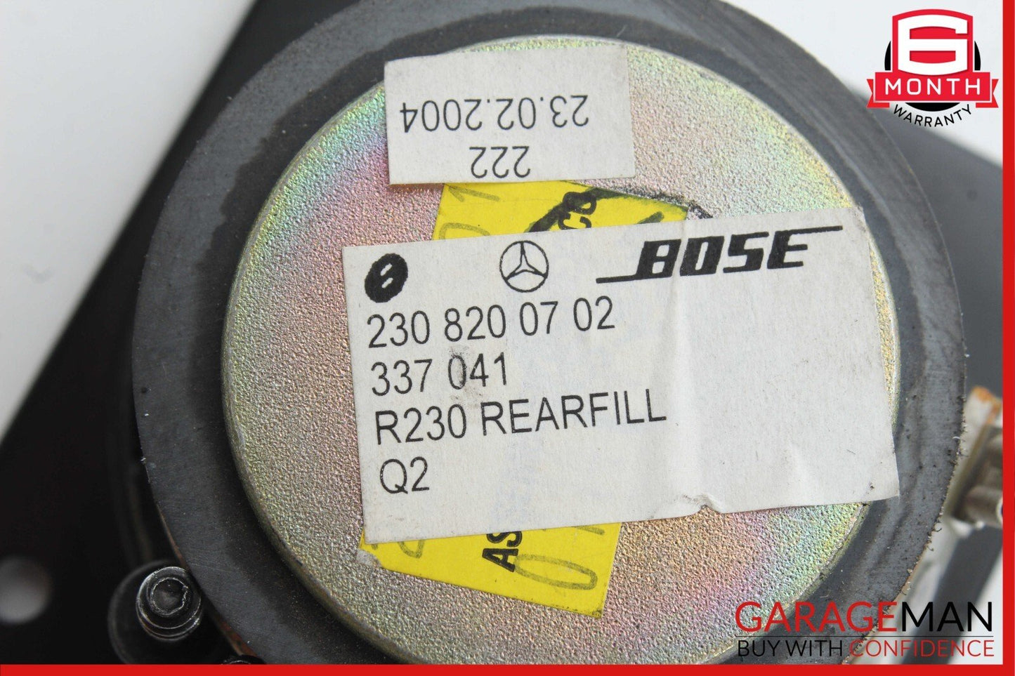 03-08 Mercedes R230 SL500 SL55 AMG Rear Right & Left Audio Speaker Bose OEM