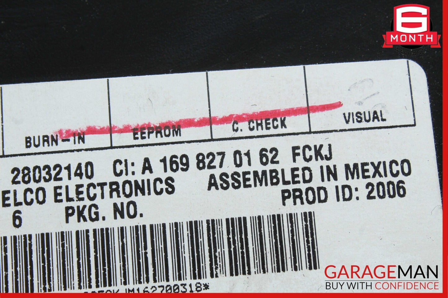 03-08 Mercedes W164 ML350 4MATIC Sirius Satellite Radio Receiver 1698270162 OEM