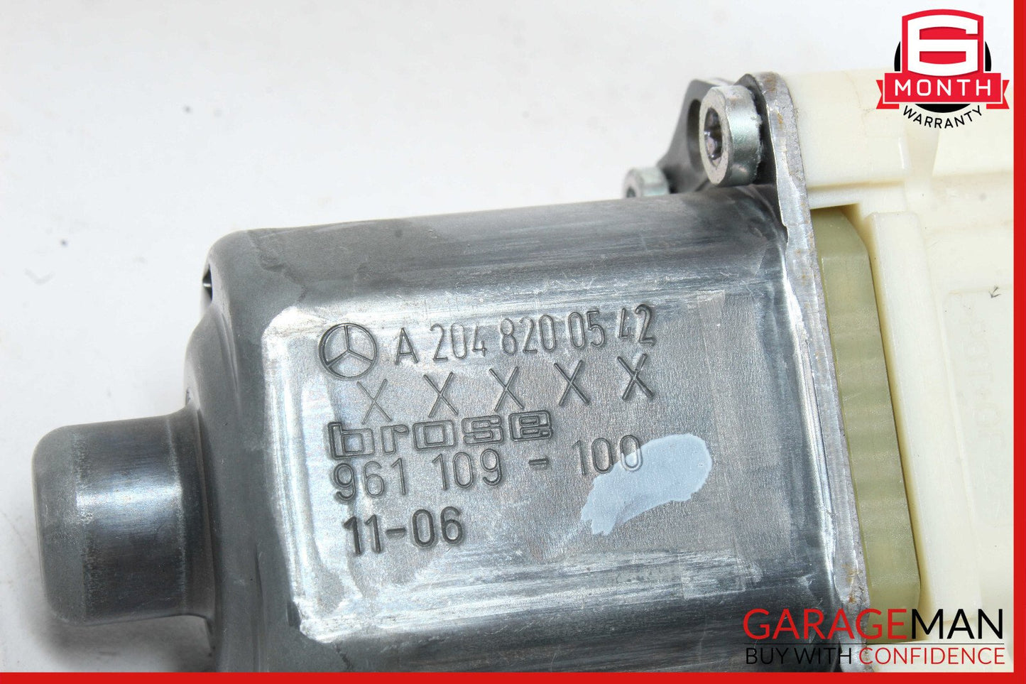 08-16 Mercedes W204 C250 GLK350 Rear Left Door Window Regulator Motor OEM