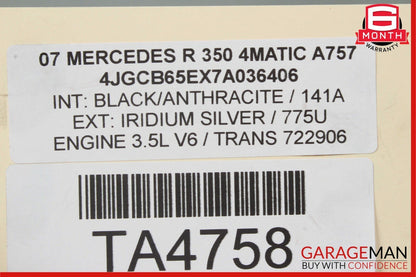 06-10 Mercedes W251 R350 R500 Front Left Driver Side Shock Absorber Spring Strut