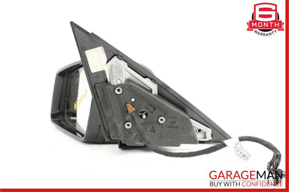 12-14 Mercedes W204 C250 C63 AMG Front Left Side Mirror Rear View Door Black OEM
