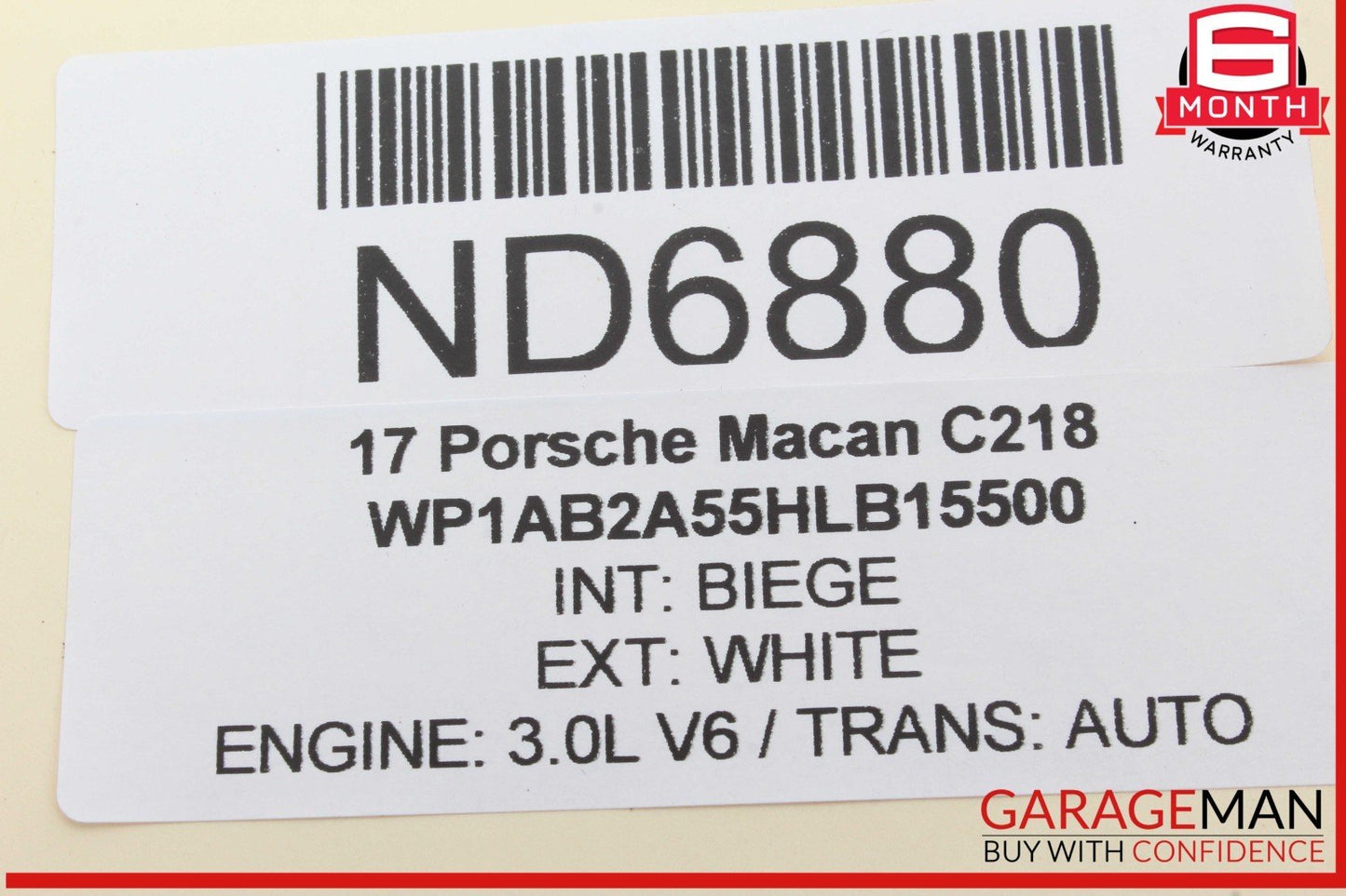 15-24 Porsche Macan 95B Rear Left Driver Side Door Lock Latch Actuator OEM