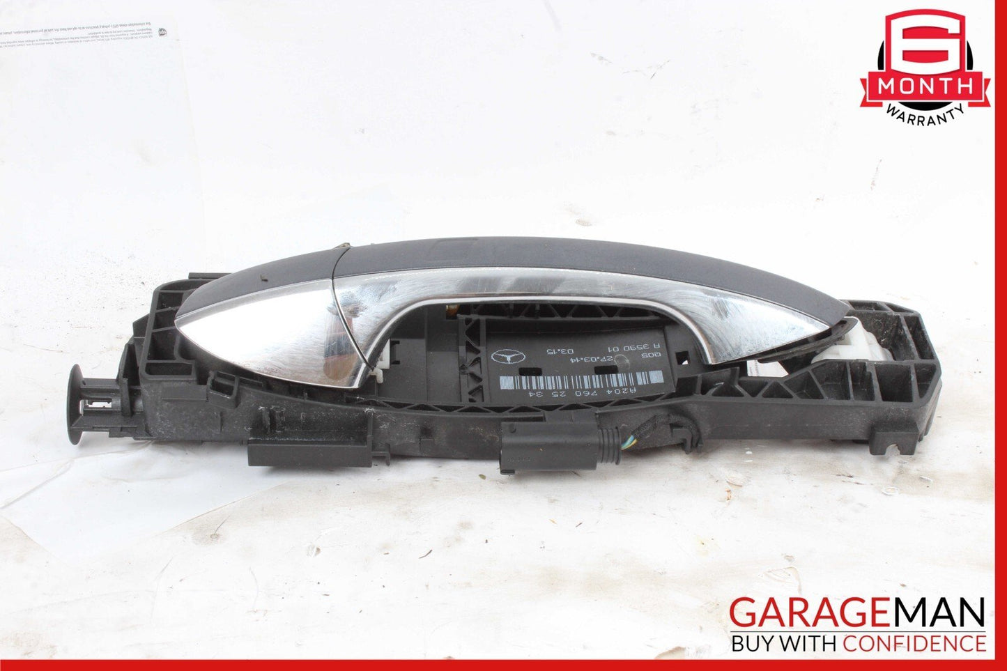 12-18 Mercedes W218 CLS550 Rear Left Side Exterior Door Handle Keyless Go OEM