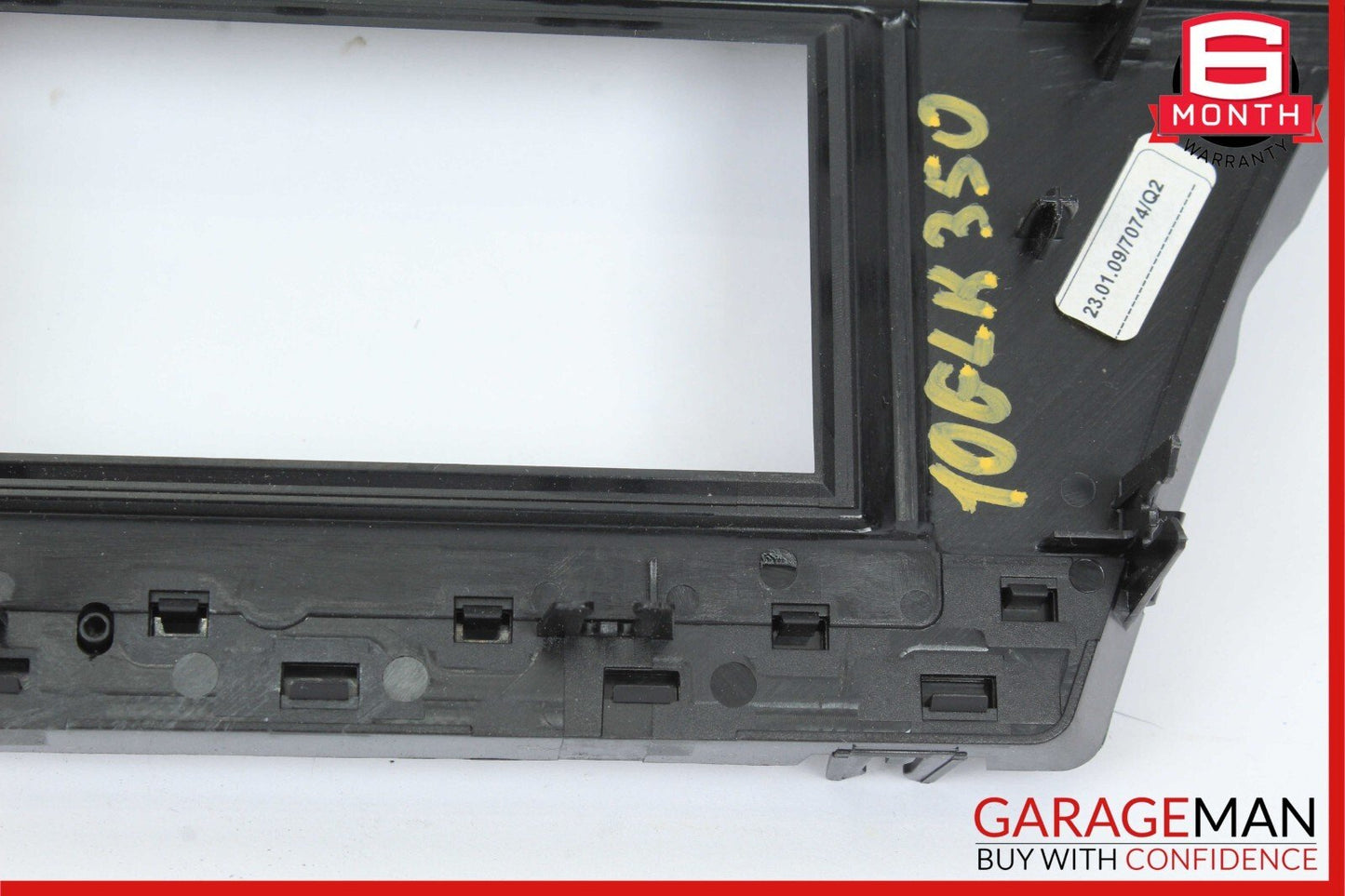 10-12 Mercedes X204 GLK350 Dashboard Screen Display Trim Cover Black