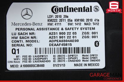 Mercedes-Benz A2319012201 Engine Control Module ECM 2319000904 2002-2005
