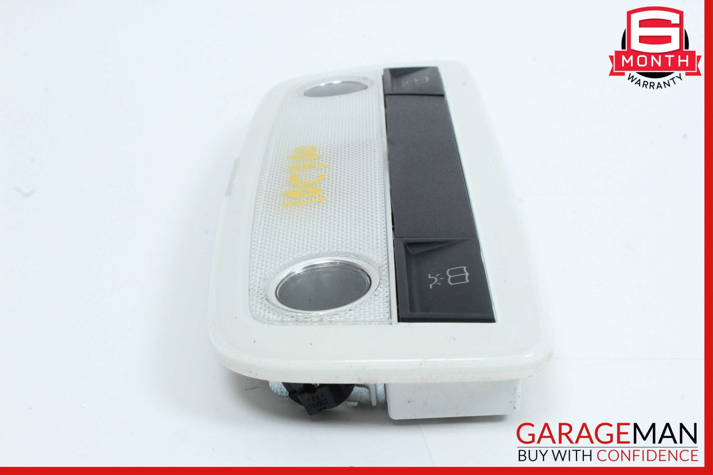 08-21 Mercedes W204 C300 GLK350 Rear Overhead Dome Light Black 2048204901 OEM