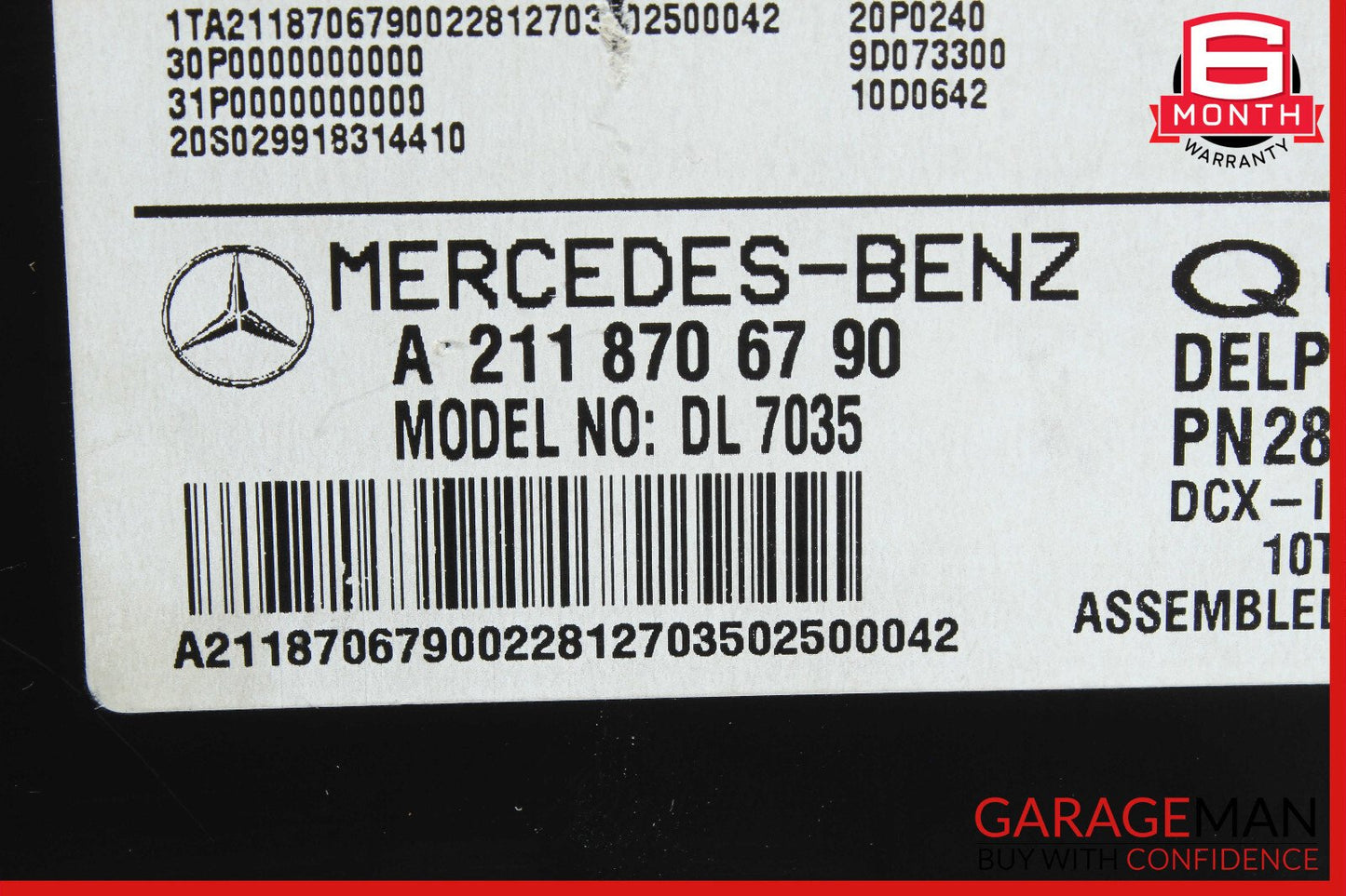 03-09 Mercedes C230 CLK350 SL55 AMG Sirius Satellite Radio Receiver 1698270162