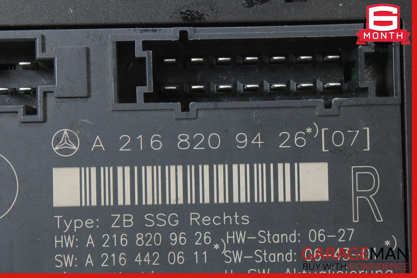 07-14 Mercedes W216 CL550 CL63 AMG Front Right Passenger Seat Control Module OEM