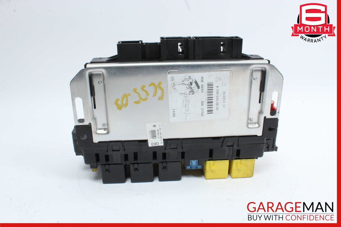 03-12 Mercedes R230 SL55 AMG SLR Front Left SAM Fuse Box Control Module OEM
