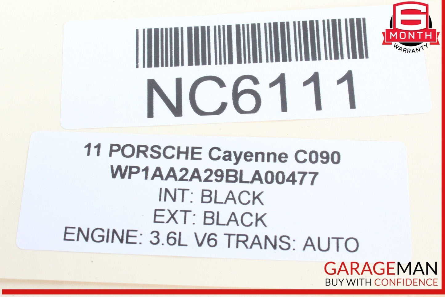 11-18 Porsche Cayenne 958 Front Right Passenger Side Exterior Door Handle OEM