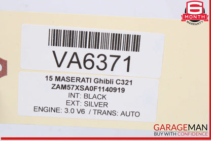 14-17 Maserati Ghibli Rear Park Assist Wire Harness w/ Sensors 670004462 OEM