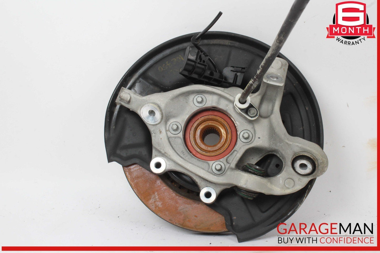 08-17 Mercedes W207 E350 C300 Rear Left Side Spindle Knuckle Hub w/ Rotor Disc