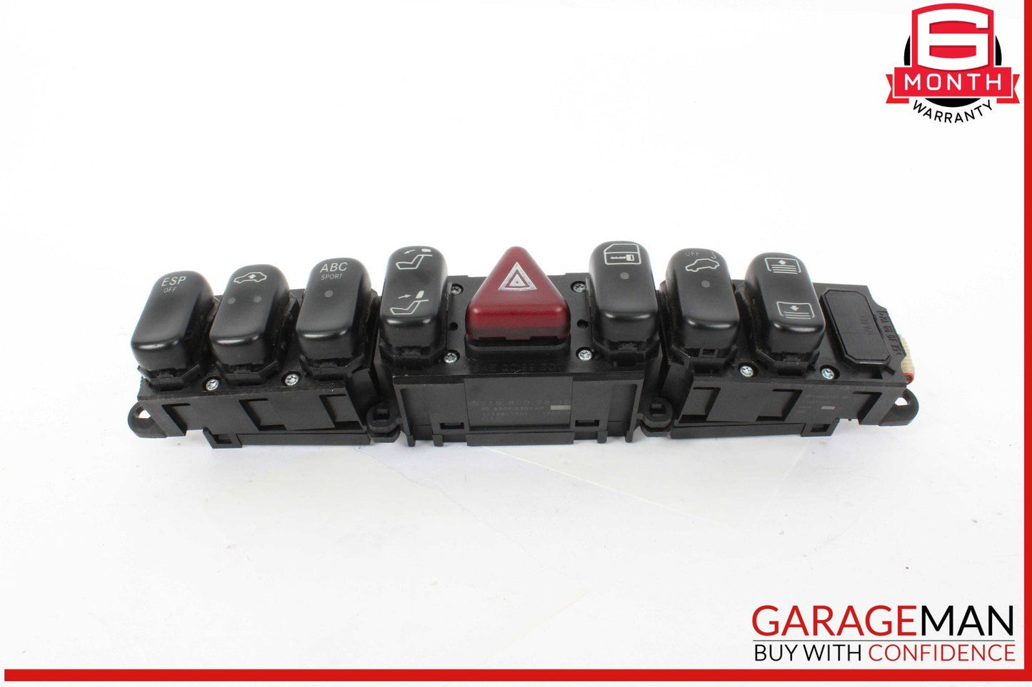 03-06 Mercedes W215 CL55 AMG Center Dashboard Control Switch 2208216558 OEM