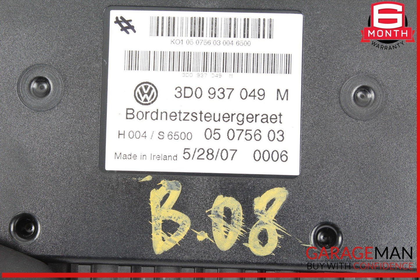 03-18 Bentley Continental GTC Speed Onboard Supply Control Module Unit OEM