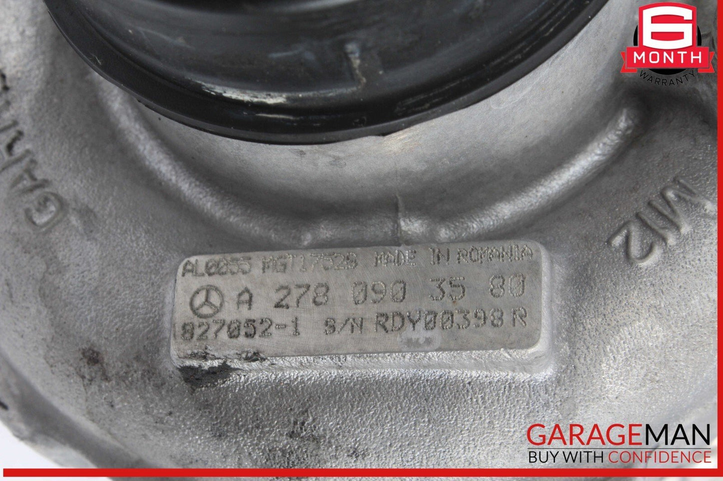 11-18 Mercedes W222 S550 CL550 Left Side Turbocharger Turbo Charger Manifold OEM