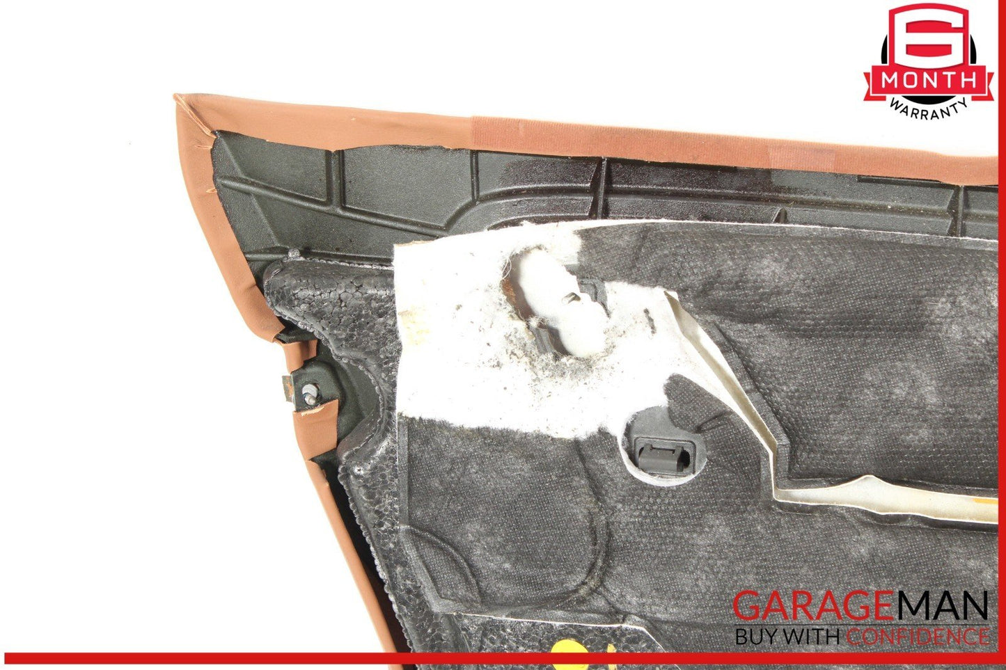 07-11 Bentley Continental GTC Rear Right Side Interior Door Panel Brown OEM