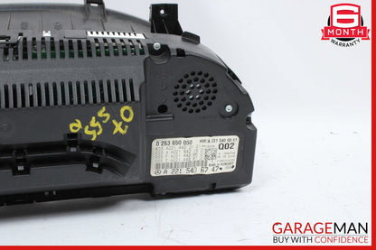 07-10 Mercedes W221 S550 CL550 CL600 Instrument Cluster Speedometer OEM