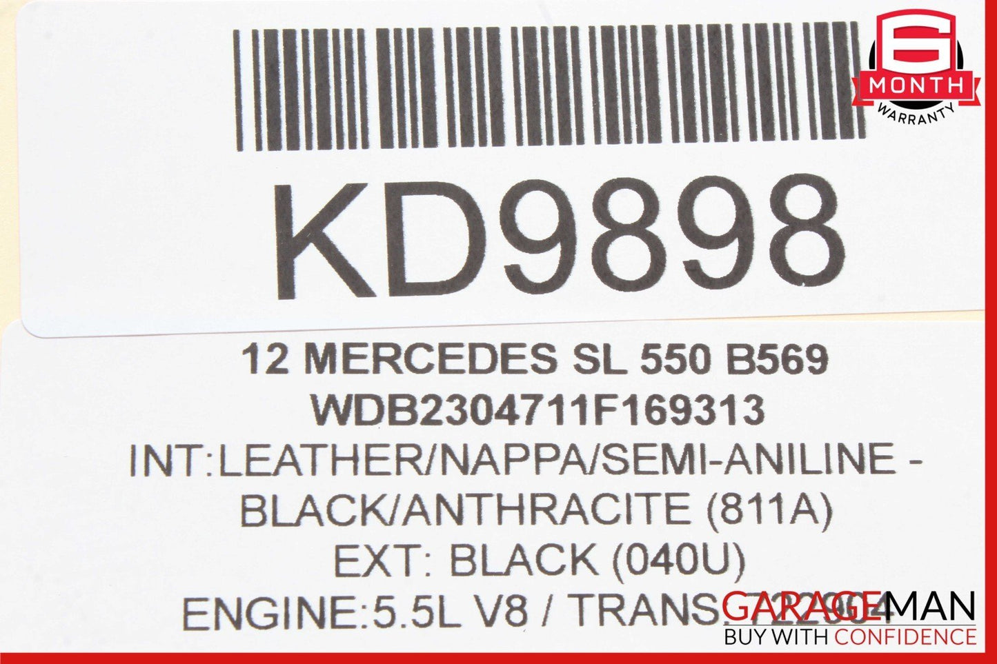 03-12 Mercedes R230 SL550 SLK350 Anti Theft Alarm Signal Control Module Unit OEM