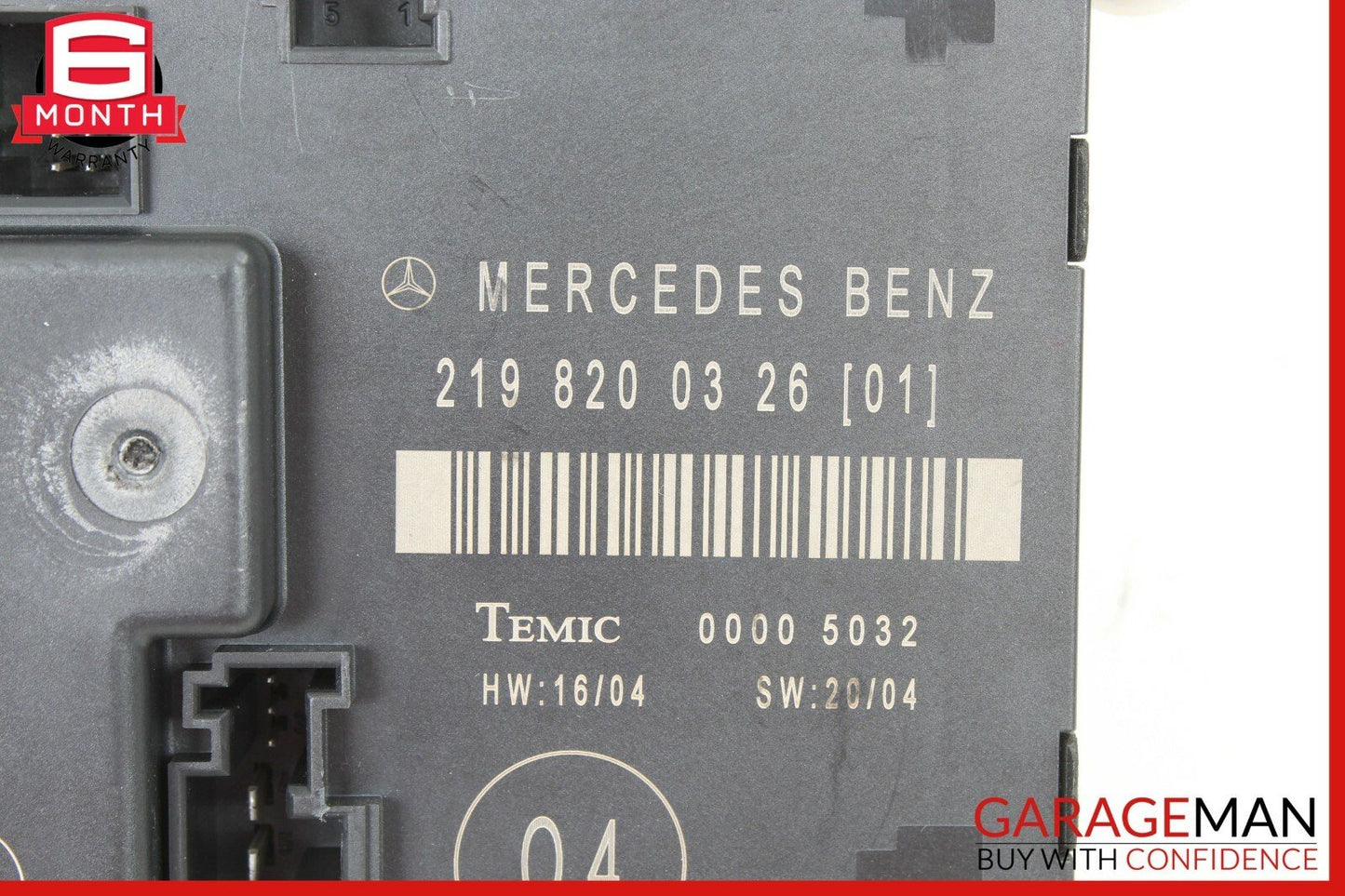06-11 Mercedes W219 CLS500 Rear Right Passenger Side Door Control Module OEM